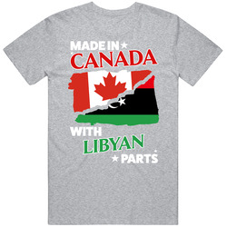 Made In Canada With Libyan Parts T Shirt