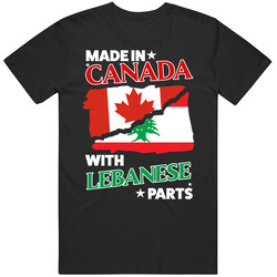 Made In Canada With Lebanese Parts T Shirt