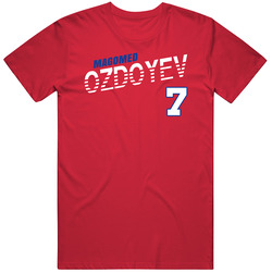 Magomed Ozdoyev 7 Russia Soccer Team Player T Shirt