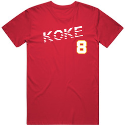 Koke 8 Spain Soccer Team Player T Shirt