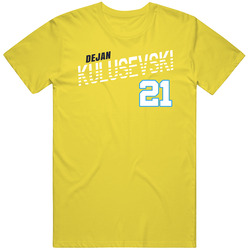 Dejan Kulusevski 21 Sweden Soccer Team Player T Shirt
