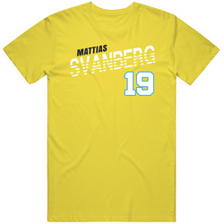 Mattias Svanberg 19 Sweden Soccer Team Player T Shirt