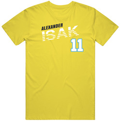 Alexander Isak 11 Sweden Soccer Team Player T Shirt