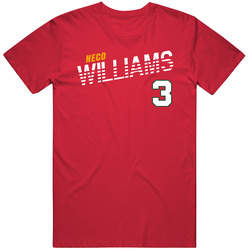 Neco Williams 3 Wales Soccer Team Player T Shirt