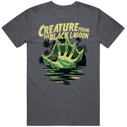 Creature From The Black Lagoon Worn Look T Shirt