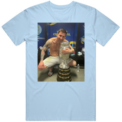 Lionel Messi Argentina Copa America Cup Victory Pose T Shirt