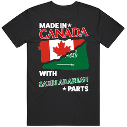 Made In Canada With Saudi Arabean Parts T Shirt
