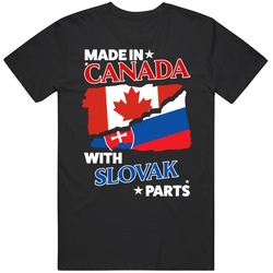 Made In Canada With Slovak Parts T Shirt