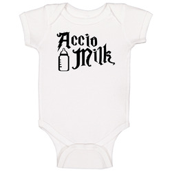 Accio Milk Harry Potter Baby Baby One Piece Accio Milk Harry Potter Baby Baby One Piece