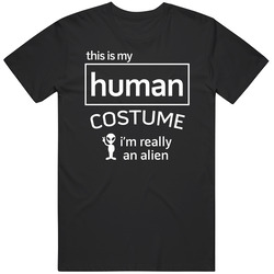 This Is My Human Costume Alien T Shirt
