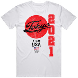 Team Usa 2021 Tokyo Olympics Worn Look T Shirt