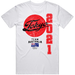Team Australia 2021 Tokyo Olympics Worn Look T Shirt