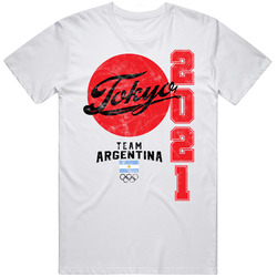 Team Argentina 2021 Tokyo Olympics Worn Look T Shirt