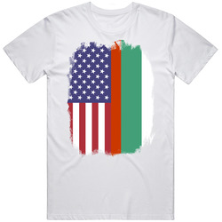 Bulgaria American Flag Worn Look T Shirt Bulgaria American Flag Worn Look T Shirt