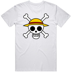 One Piece Anime Luffy Skull T Shirt