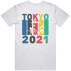 Triathlon Tokyo 2021 Olympic Sport T Shirt