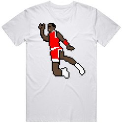 Michael Jordan Dunking Pixel Art T Shirt