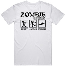 Zombie Olympics Funny T Shirt Zombie Olympics Funny T Shirt