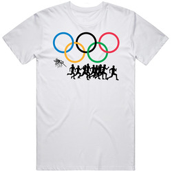 Mosquitos Chasing Olympic Runners Funny T Shirt Mosquitos Chasing Olympic Runners Funny T Shirt