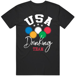 Usa Drinking Team Beer Cap T Shirt Usa Drinking Team Beer Cap T Shirt