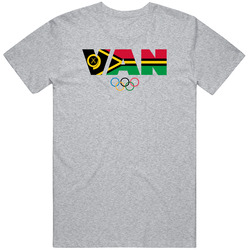Vanuatu Flag Olympic Country Abbreviation T Shirt