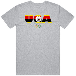 Uganda Flag Olympic Country Abbreviation T Shirt