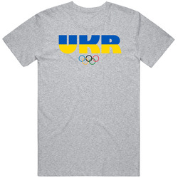 Ukraine Flag Olympic Country Abbreviation T Shirt