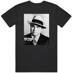 Al Capone Mug Shot Chicago Gangster Mafia T Shirt Al Capone Mug Shot Chicago Gangster Mafia T Shirt