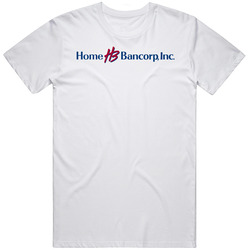 Home Bancorp Inc Nasdaq Company Logo Employee Fan T Shirt