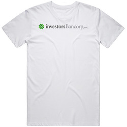 Investors Bancorp Inc Nasdaq Company Logo Employee Fan T Shirt