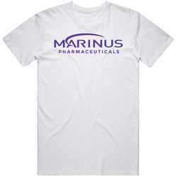 Marinus Pharmaceuticals Inc Nasdaq Company Logo Employee Fan T Shirt
