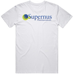 Supernus Pharmaceuticals Inc Nasdaq Company Logo Employee Fan T Shirt