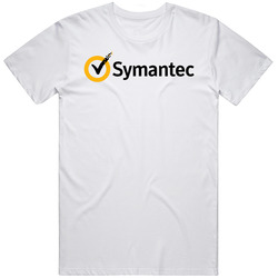 Symantec Corporation Nasdaq Company Logo Employee Fan T Shirt