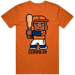 Carlos Correa Tecmo Baseball Player Houston Baseball Fan T Shirt