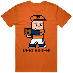Justin Verlander Tecmo Baseball Player Houston Baseball Fan T Shirt