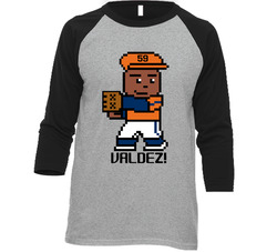 Framber Valdez Tecmo Baseball Player Houston Baseball Fan Raglan T Shi