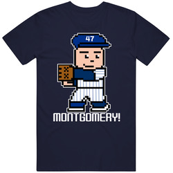 Jordan Montgomery Tecmo Baseball Player New York Y Baseball Fan T Shir