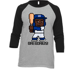 Didi Gregorius Tecmo Baseball Player New York Y Baseball Fan Raglan T 