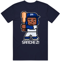 Gary Sanchez Tecmo Baseball Player New York Y Baseball Fan T Shirt