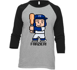 Clint Frazier Tecmo Baseball Player New York Y Baseball Fan Raglan T S