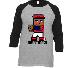 Carlos Martinez Tecmo Baseball Player St Louis Baseball Fan Raglan T S