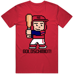 Paul Goldschmidt Tecmo Baseball Player St Louis Baseball Fan T Shirt
