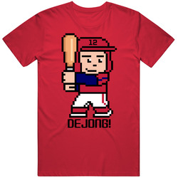 Paul Dejong Tecmo Baseball Player St Louis Baseball Fan T Shirt