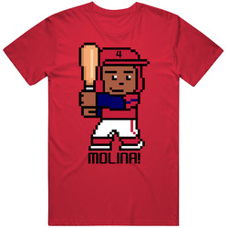 Yadier Molina Tecmo Baseball Player St Louis Baseball Fan T Shirt