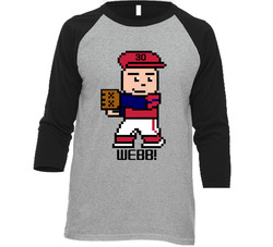 Tyler Webb Tecmo Baseball Player St Louis Baseball Fan Raglan T Shirt