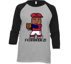 Junior Fernandez Tecmo Baseball Player St Louis Baseball Fan Raglan T 
