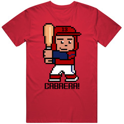 Asdrubal Cabrera Tecmo Baseball Player Washington Baseball Fan T Shirt