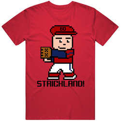 Hunter Strickland Tecmo Baseball Player Washington Baseball Fan T Shir