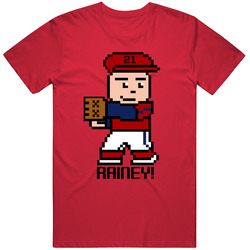 Tanner Rainey Tecmo Baseball Player Washington Baseball Fan T Shirt