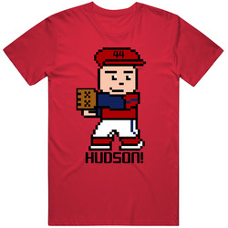 Daniel Hudson Tecmo Baseball Player Washington Baseball Fan T Shirt